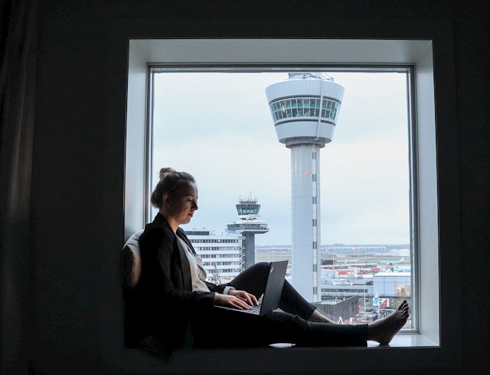Vergaderruimte opzet in Schiphol Amsterdam Airport								